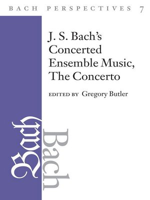cover image of Bach Perspectives, Volume 7